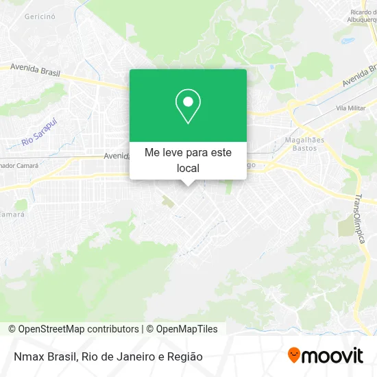 Nmax Brasil mapa