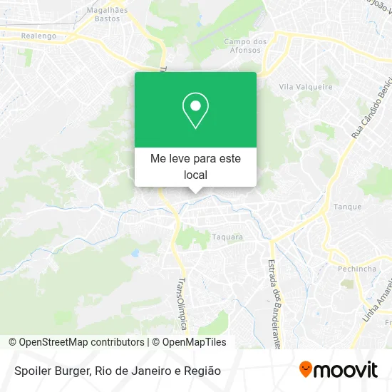 Spoiler Burger mapa