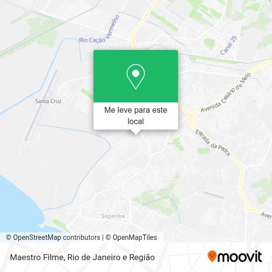 Maestro Filme mapa