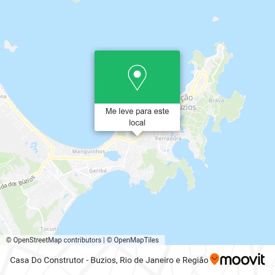 Casa Do Construtor - Buzios mapa