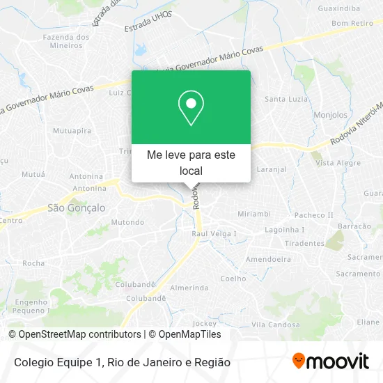 Colegio Equipe 1 mapa