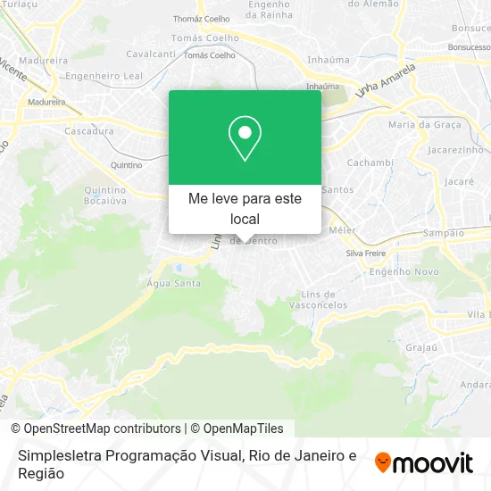 Simplesletra Programação Visual mapa