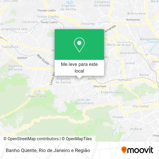 Banho Quente mapa