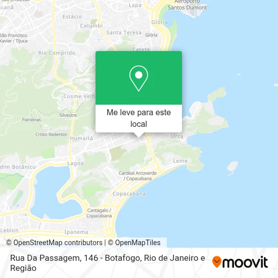 Rua Da Passagem, 146 - Botafogo mapa