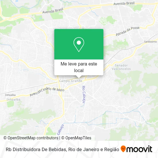 Rb Distribuidora De Bebidas mapa