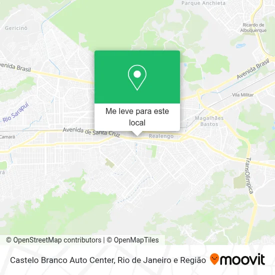 Castelo Branco Auto Center mapa