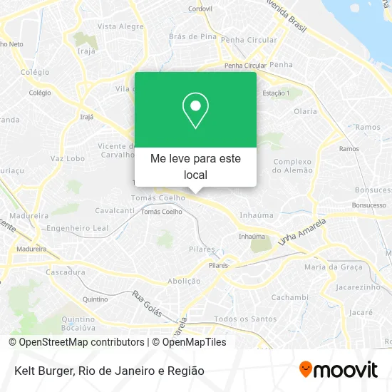 Kelt Burger mapa