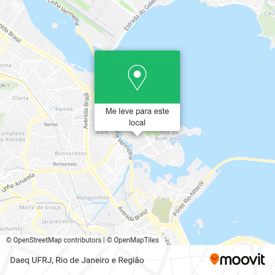 Daeq UFRJ mapa