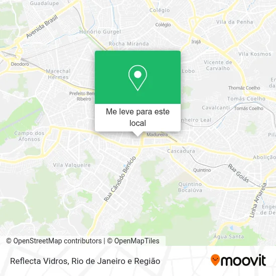 Reflecta Vidros mapa