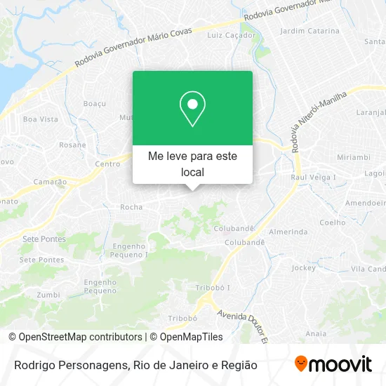 Rodrigo Personagens mapa