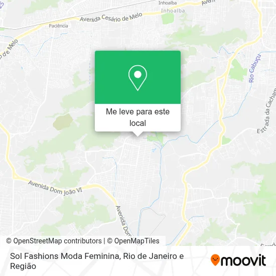 Sol Fashions Moda Feminina mapa