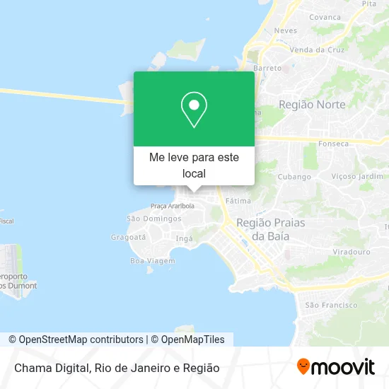 Chama Digital mapa