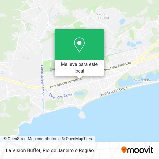 La Vision Buffet mapa
