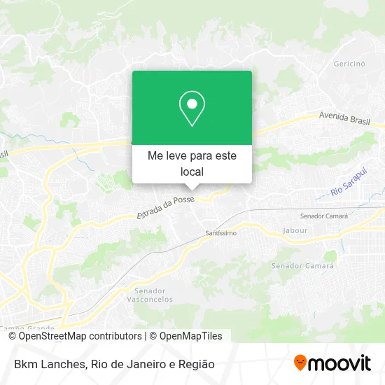 Bkm Lanches mapa