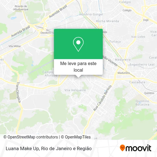 Luana Make Up mapa