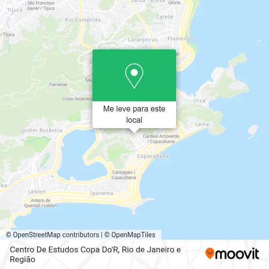 Centro De Estudos Copa Do'R mapa