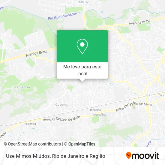 Use Mimos Miúdos mapa