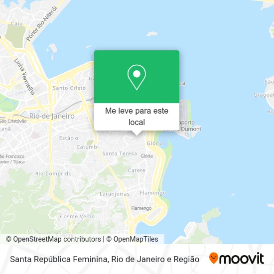 Santa República Feminina mapa