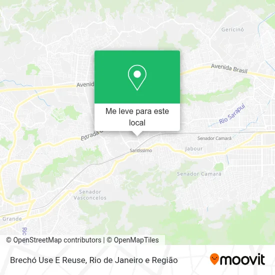 Brechó Use E Reuse mapa
