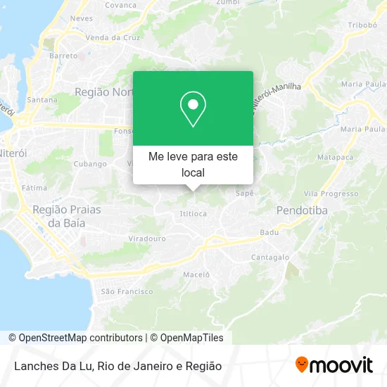 Lanches Da Lu mapa