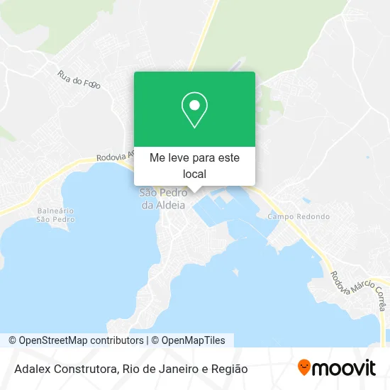 Adalex Construtora mapa