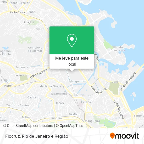 Fiocruz mapa