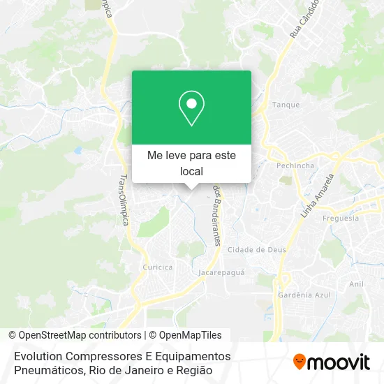 Evolution Compressores E Equipamentos Pneumáticos mapa