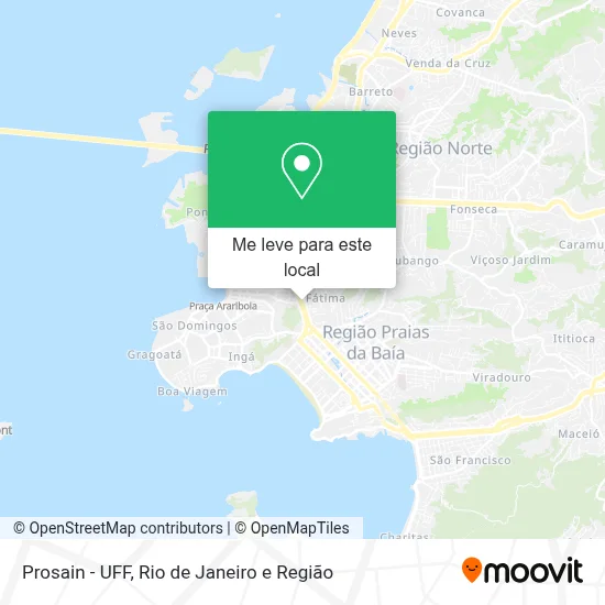 Prosain - UFF mapa