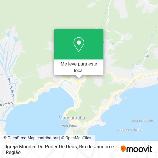 Igreja Mundial Do Poder De Deus mapa