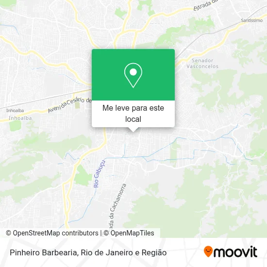 Pinheiro Barbearia mapa