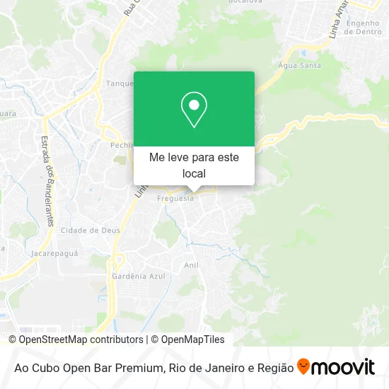 Ao Cubo Open Bar Premium mapa