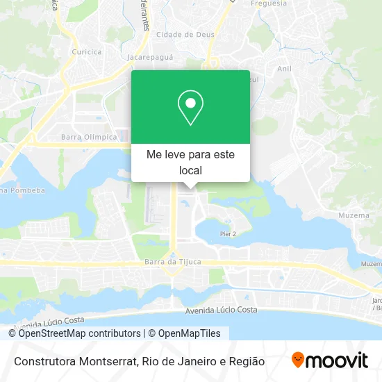 Construtora Montserrat mapa