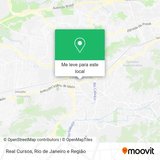 Real Cursos mapa