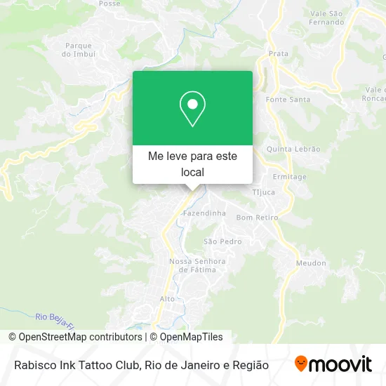 Rabisco Ink Tattoo Club mapa