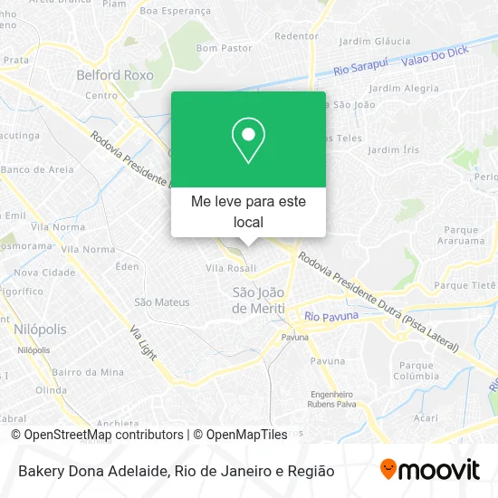 Bakery Dona Adelaide mapa