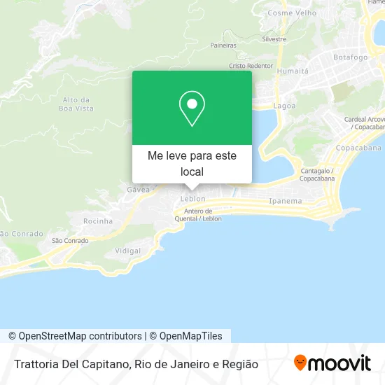 Trattoria Del Capitano mapa