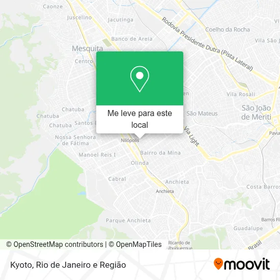 Kyoto mapa