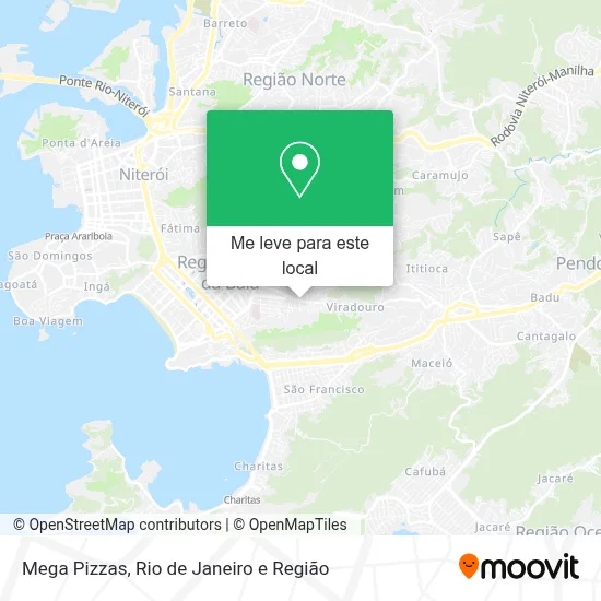 Mega Pizzas mapa