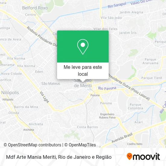Mdf Arte Mania Meriti mapa