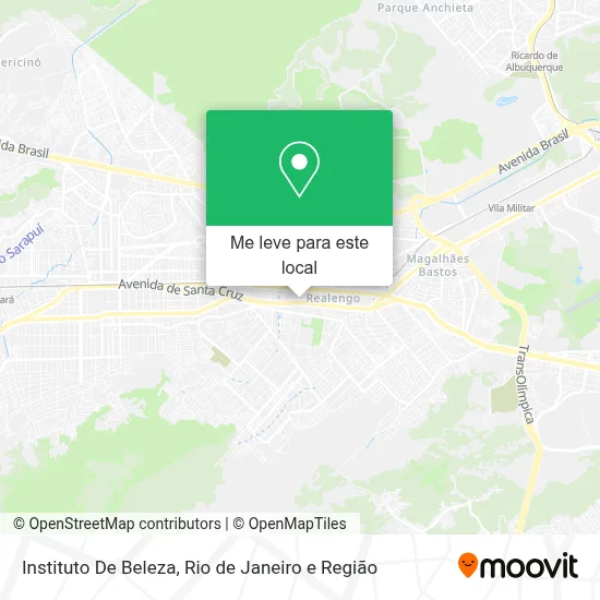 Instituto De Beleza mapa