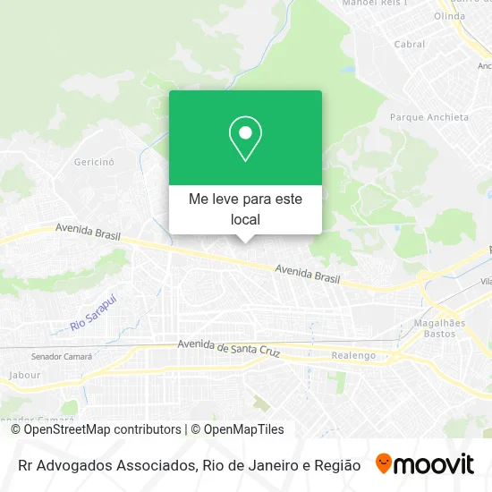 Rr Advogados Associados mapa