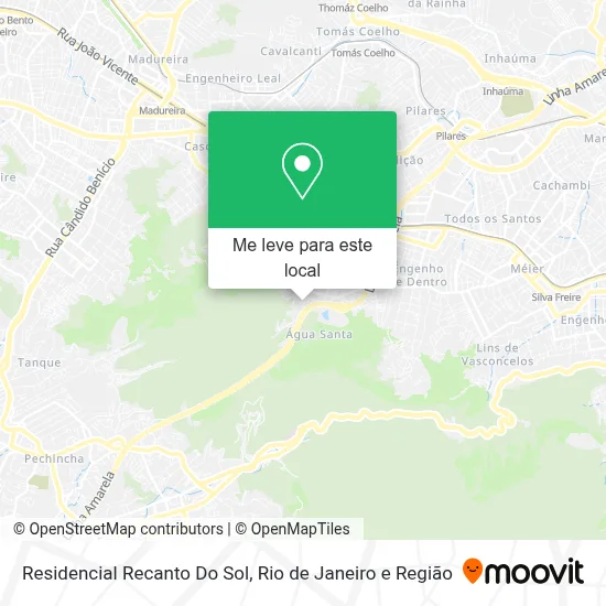 Residencial Recanto Do Sol mapa
