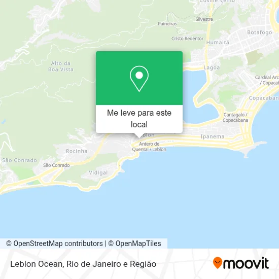 Leblon Ocean mapa