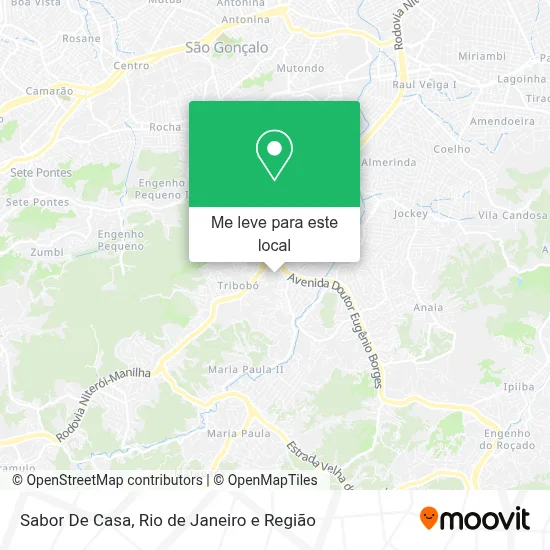 Sabor De Casa mapa