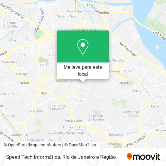 Speed Tech Informática mapa