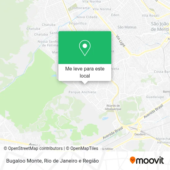 Bugaloo Monte mapa