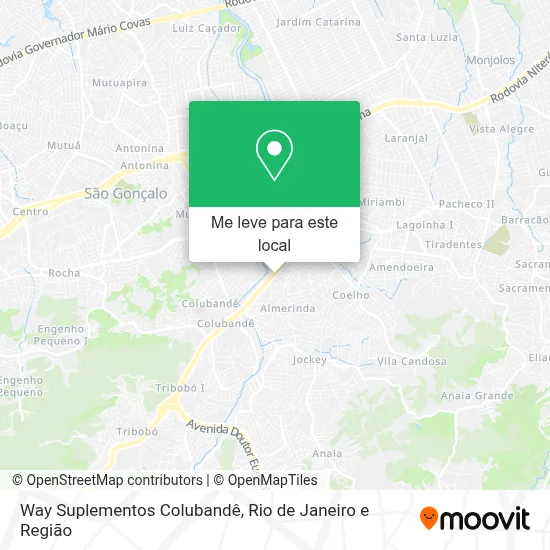 Way Suplementos Colubandê mapa