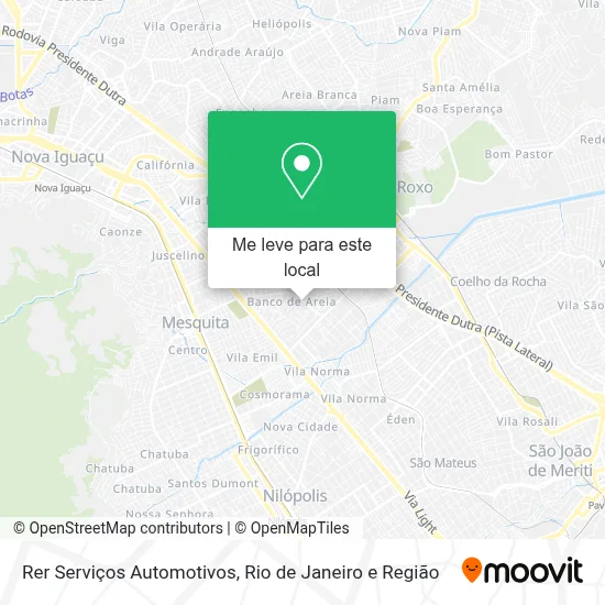 Rer Serviços Automotivos mapa
