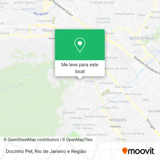 Docinho Pet mapa