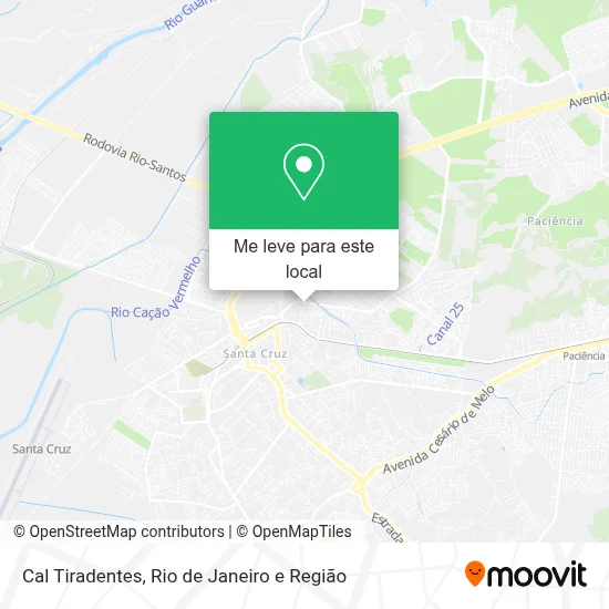 Cal Tiradentes mapa